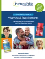 Puritan's Pride Catalog: A collection of supplement bottles including vitamins and minerals from a health catalog.